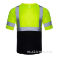 Camisas reflectantes de seguridad de ropa de alta visibilidad para hombres